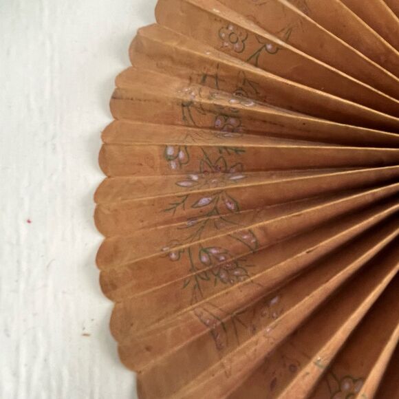 Victorian Mourning Fan Fans Lot of 3 colorful Black Red Gothic handheld - Picture 16 of 16